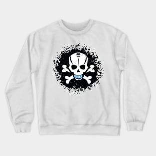 Rugby Fan Skull Splatter Crewneck Sweatshirt